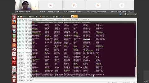Adding System Calls in xv6 : Operating System Lectures 2021 | Dr. Bibhas Ghoshal IIITA