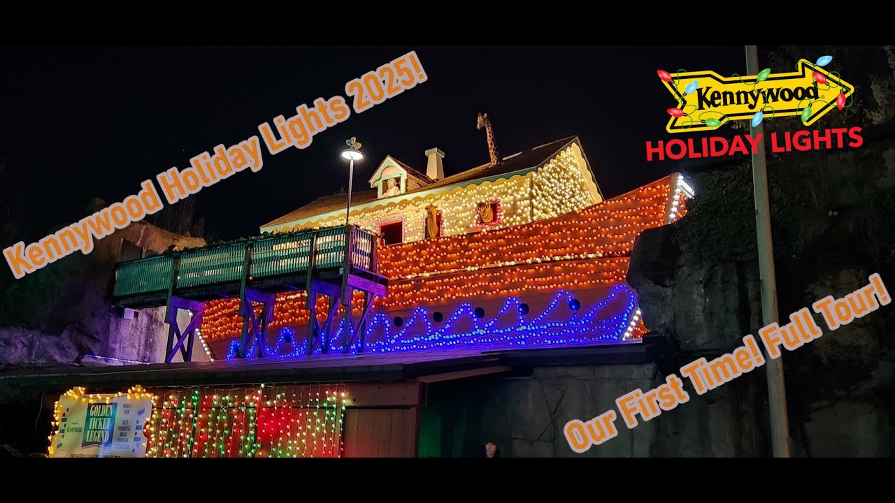Kennywood Holiday Lights 2025! Наш первый визит на фестиваль праздничной иллюминации!