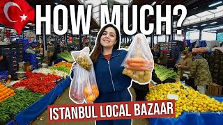 Shopping in a Turkish Local Bazaar | Daily Life in Istanbul