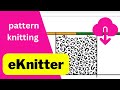 Machine knitting  eknitter  download pattern from ayab software