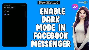 How To Enable Dark Mode in Facebook Messenger 2024 | Skill Wave