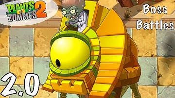 Plants Vs. Zombies 2 Boss Battles — Ancient Egypt: Zombot Sphinx-inator 2.0
