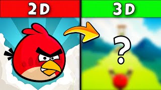 I Made ANGRY BIRD Game, but It's 3D !!!