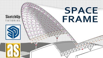 Modeling a Space Frame/Truss Structure in SketchUp | SketchUp Tutorial