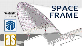 Modeling a Space Frame/Truss Structure in SketchUp | SketchUp Tutorial