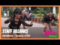 Baile fitness  dance step dembow mily dance  staff villanas de luis alarcon