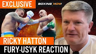 NEW! RICKY HATTON MBE HONEST REACTION TO FURY VS USYK SCORECARDS, ROUND 9 DEBATE & PODCAST OUT SOON