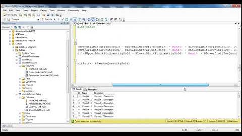 Creating a large table with random data for performance testing Part 61