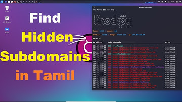 Find hidden Subdomains & URLs( Subdomain enumeration) in Tamil | Subdomain Enumeration