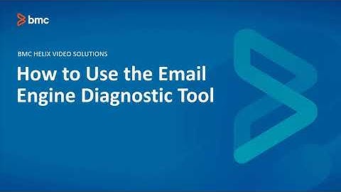 BMC Remedy AR Server: How to use the Email Engine Diagnostic Tool