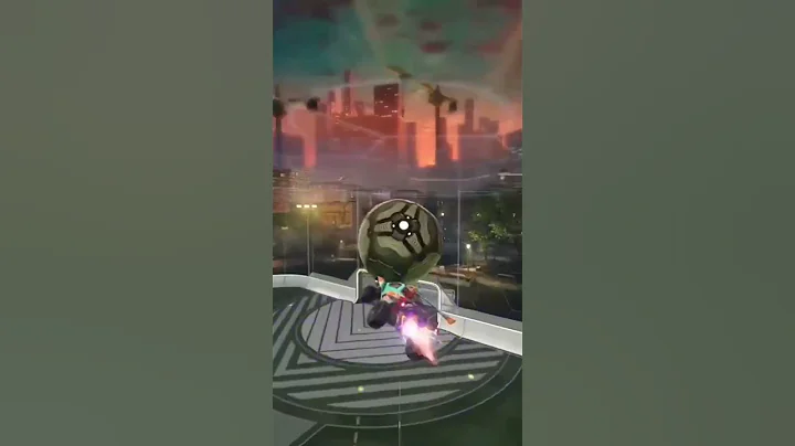 Air dribble to double tap #rocketleague #clips