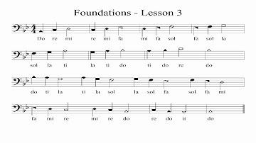 Foundational Skills Solfege - Lesson 3
