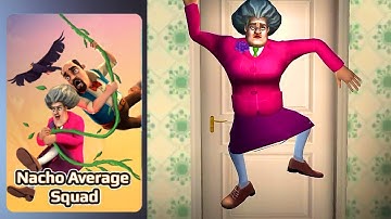 Scary Teacher 3D - Nacho Average Squad: All 5 Levels Walkthrough (English Episode)