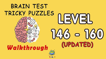 Brain test  level 146   level 160 updated  walkthrough