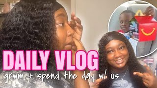 Daily Vlog| grwm + spend the day w/us