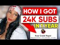 How To Grow On YouTube: 24K Subscribers in 1 Year