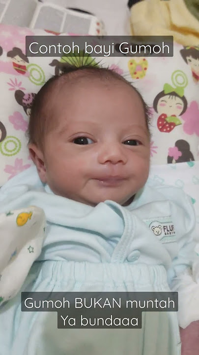 Bayi Gumoh setelah minum susu/ASI. (Gumoh BUKAN Muntah ya bunda) #gumoh #bayi #muntah