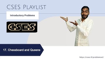 Chessboard and Queens || CSES problem set || Introductory Problems || CSES playlist