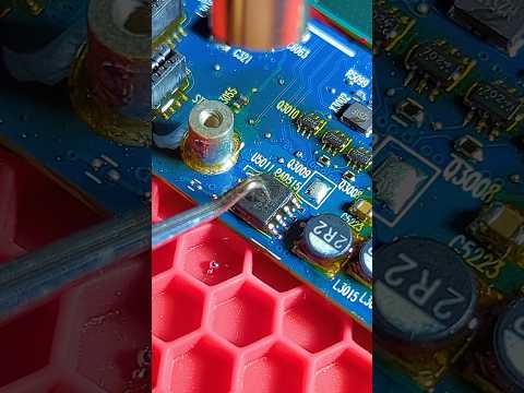 SOLDER BALLS CREATION #daily #asmr #electronic #shortsfeed #shortvideo#shorts #satisfying#video#tech
