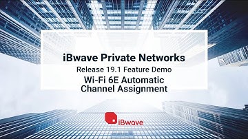 Private Networks Release 19.1 Feature Demo | Wi-Fi 6E Automatic Channel Assignment