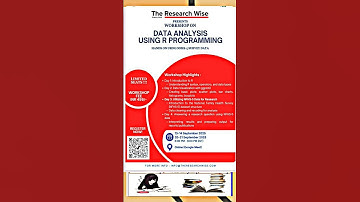 #THE RESEARCH WISE PRESENTS WORKSHOP ON DATA ANALYSIS USING R PROGRAMMING HAND ON USING NFHS#SHORTS