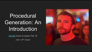 From Chaos to Playable Worlds: An Introduction to Procedural Generation (Columbia University Talk)
