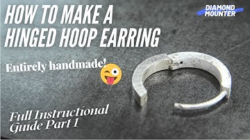 How to Make a Hinged Hoop Earring part 1