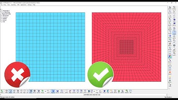 Square Target: Biased Mesh