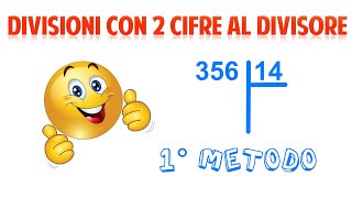 Divisioni con due cifre al divisore (metodo 1) - videolezione di matematica