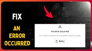 How to An Error occurred in Grok Ai App