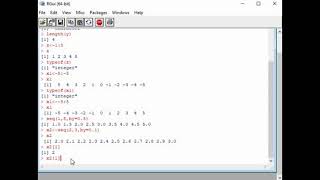 VECTOR CREATION, MODIFICATION,DELETION,BASIC OPERARTION OF TWO VECTORS ( R LANGUAGE )