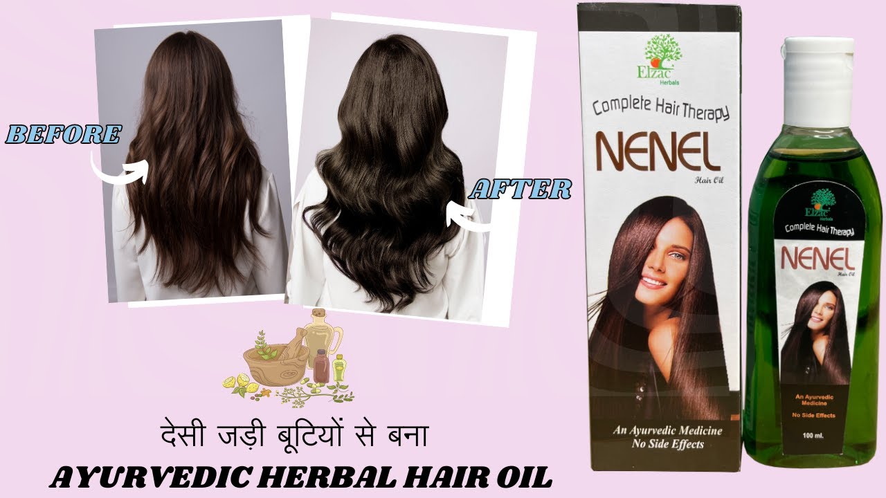 Nenel Ayurvedic Anti Hair Fall Hair Oil for Growth, Strengthening