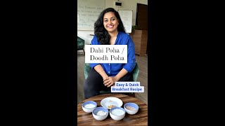 Dahi poha/ doodh poha