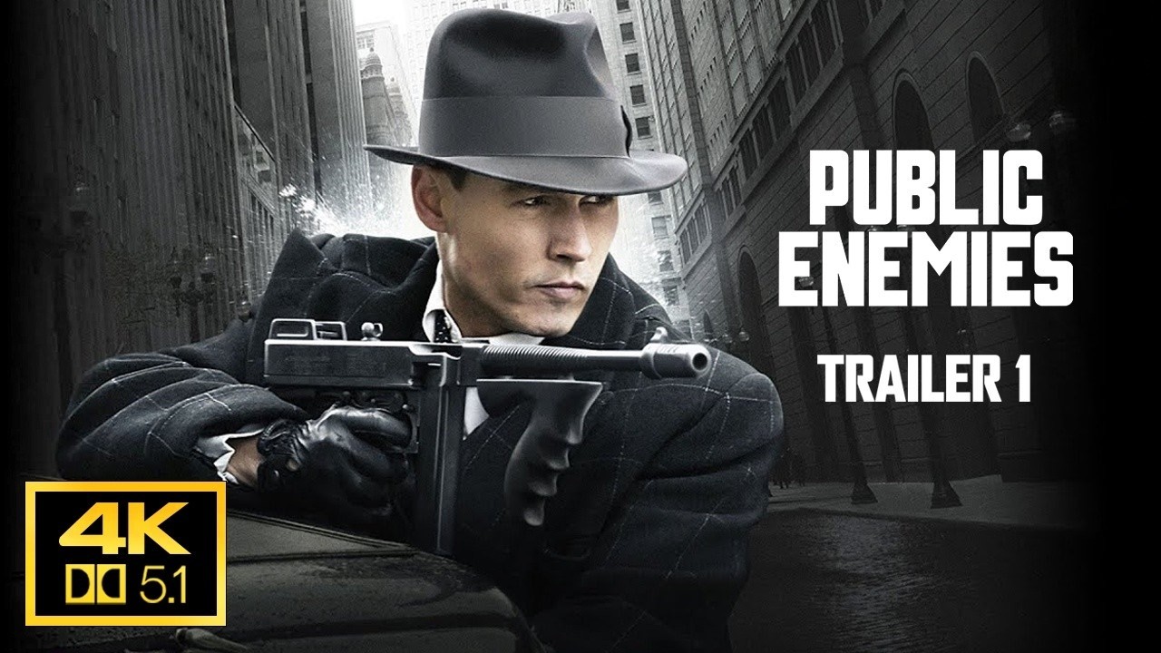Public Enemies 2009 Trailer 1 4K - YouTube