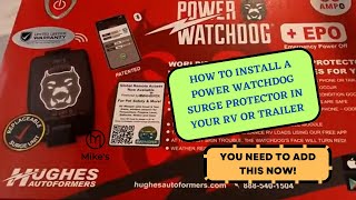 Adding a Power Watchdog Surge Protector to an RV or Travel Trailer