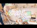 Clean  organise my room with me  closet organization decluttering mental health tips ft aura