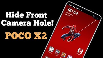 Poco X2| Hide front camera hole|How to hide notch in any android mobile|Digital Avatar