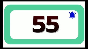 55 Seconds Countdown Timer With Sound Effect COLOR 4K   HD   1080