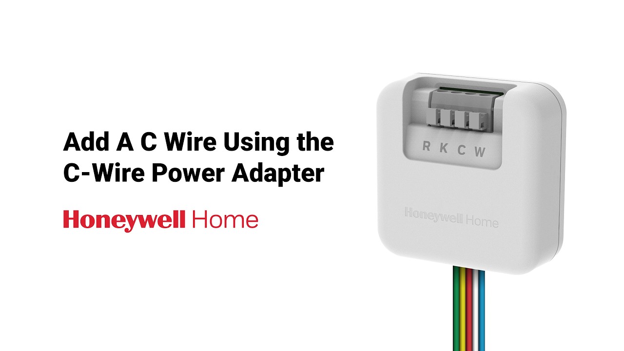 Add A C Wire Using the C-Wire Power Adapter - YouTube