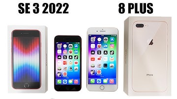 iPhone SE 3 2022 vs iPhone 8 Plus SPEED TEST