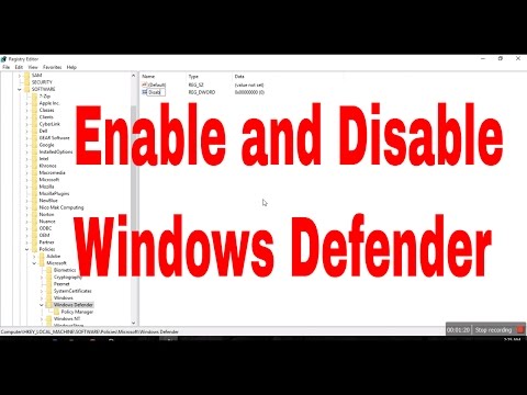 ENABLE AND DISABLE WINDOWS DEFENDER  FROM GROUP POLICIES OR REGEDIT || AAAWORLD GAMING
