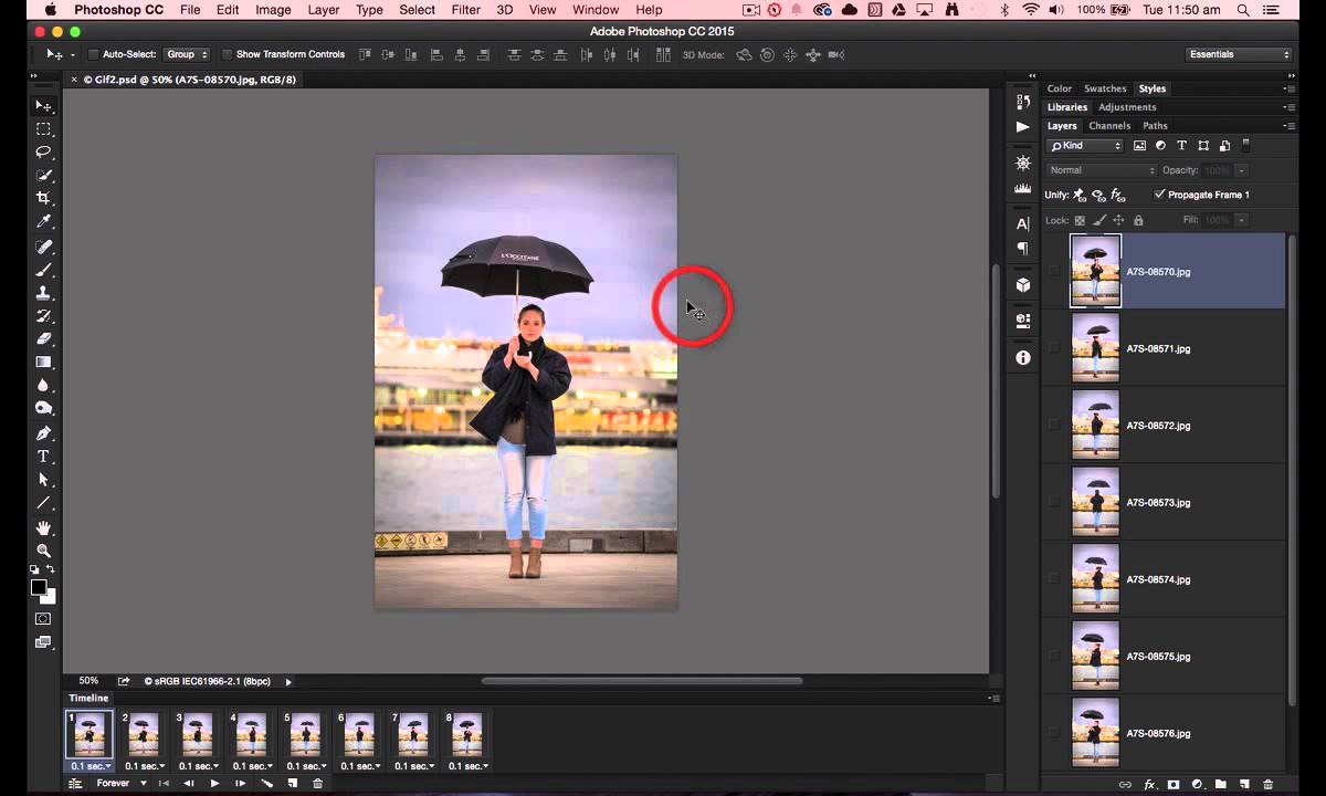 How to make an Animated GIF in Photoshop - YouTube
