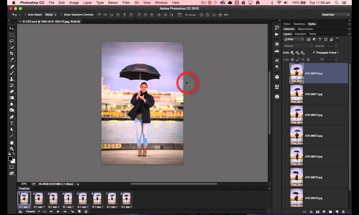 How to make an Animated GIF in Photoshop 