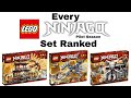 ترتيب كل مجموعة من الموسم التجريبي لـ LEGO Ninjago 2011