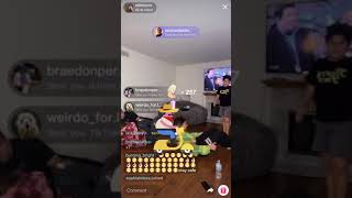 End of addison rae zoom workout on tiktok 4.18.2020