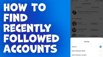 How To Find Recently Followed Accounts On Instagram (2023)