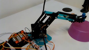 MeArm robot: recorded trajectory