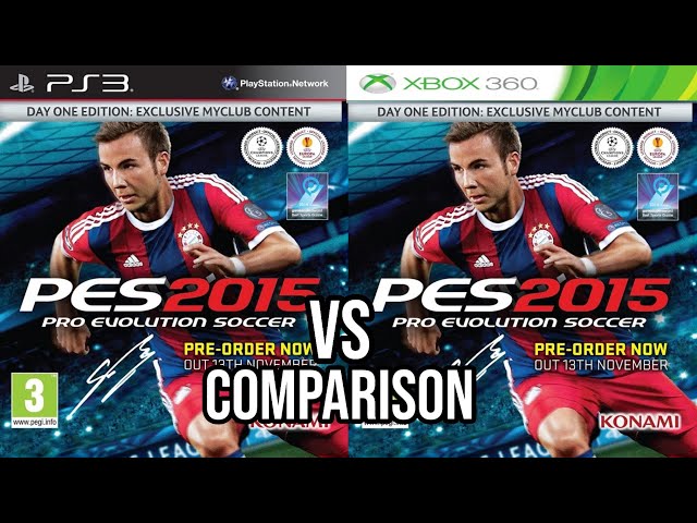 PES 2015 PS3 Vs Xbox 360 - YouTube
