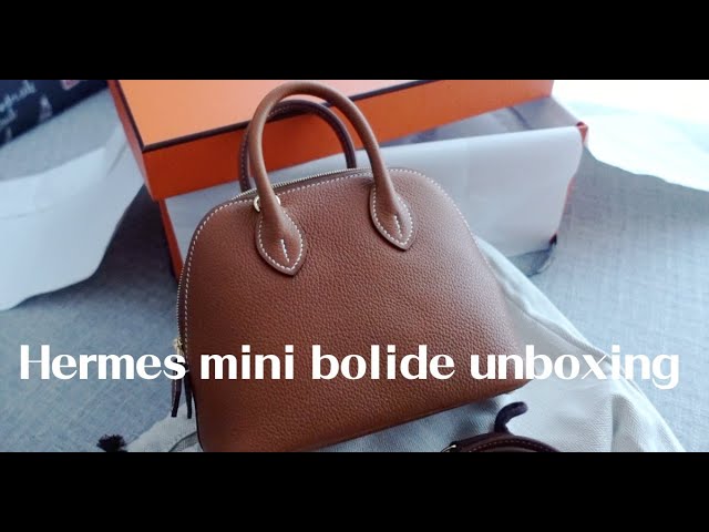 🍊I BOUGHT ANOTHER ONE!🍊 Hermes Mini Bolide unboxing 