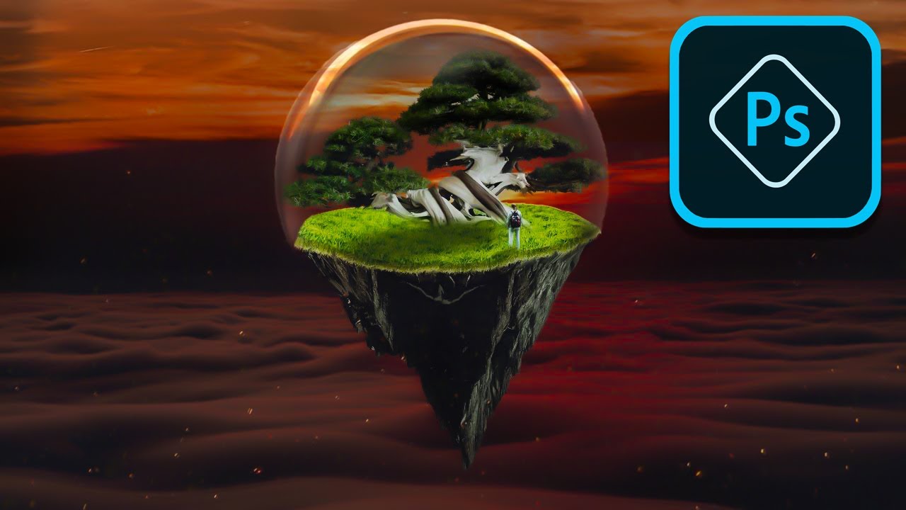 Photoshop Manipulation - The big Tree - YouTube
